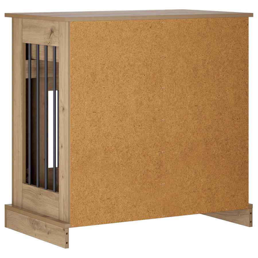 Hond Bench Meubel Artisanaal eiken 80 x 47,5 x 80 cm