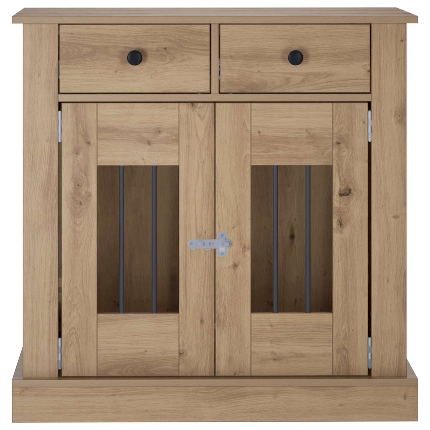 Hond Bench Meubel Artisanaal eiken 80 x 47,5 x 80 cm
