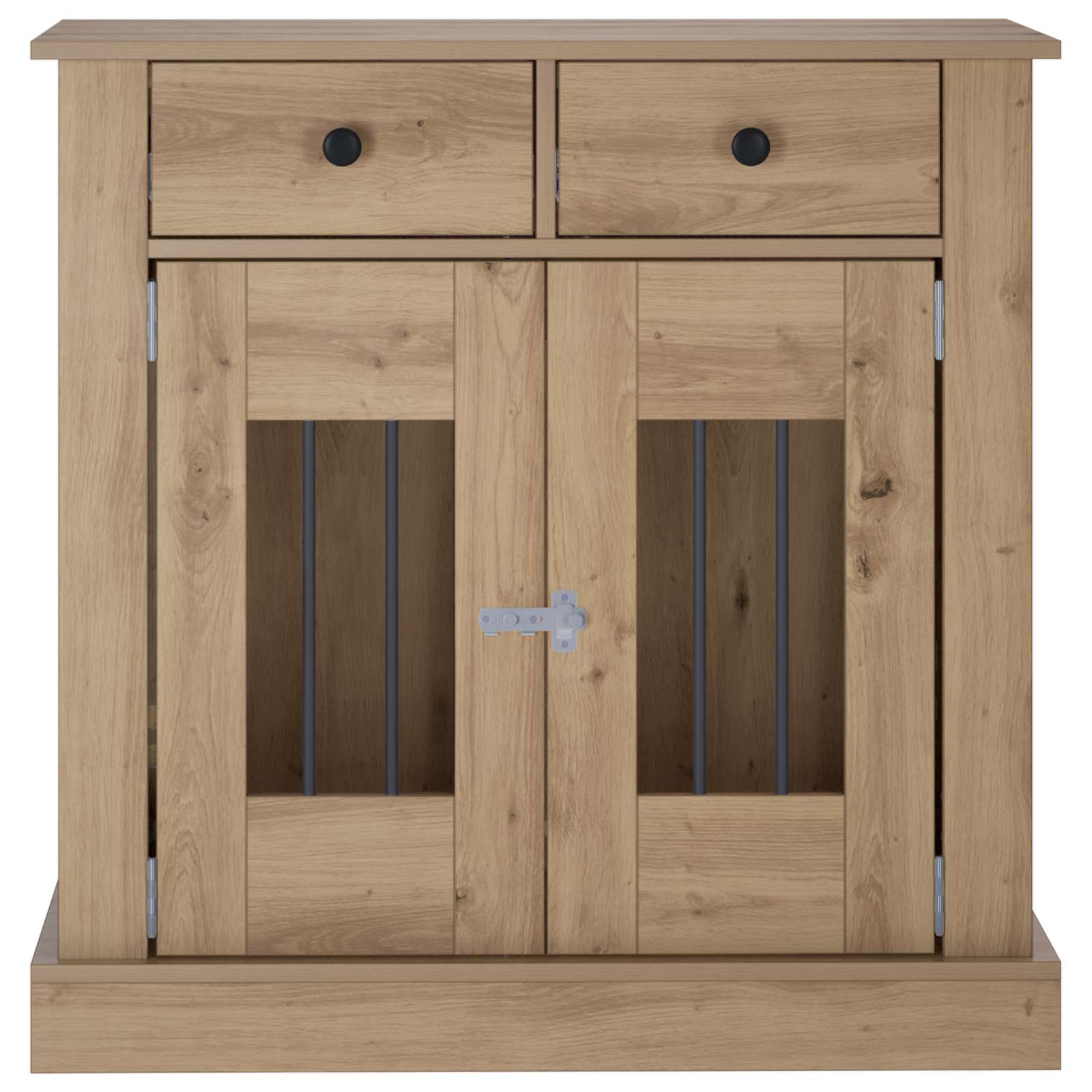 Hond Bench Meubel Artisanaal eiken 80 x 47,5 x 80 cm