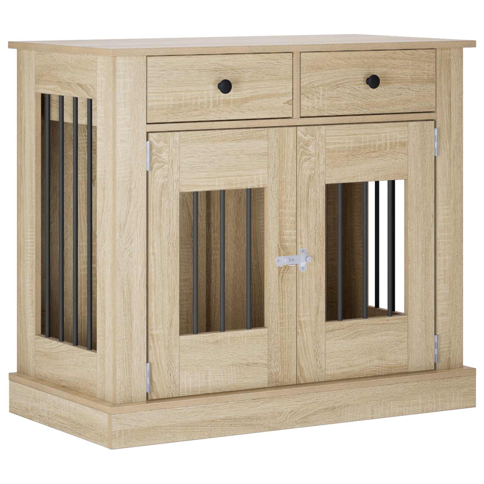 Hond Bench Meubel Sonoma Eiken 90 x 47,5 x 80 cm Bewerkt hout