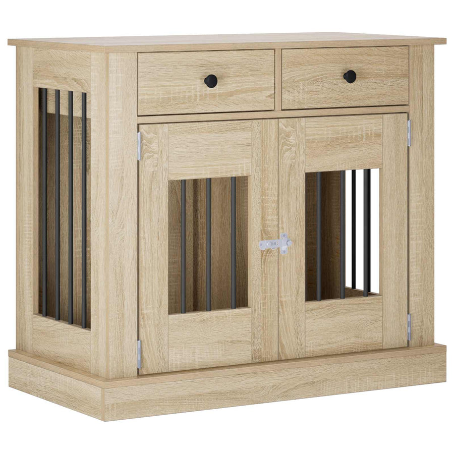Hond Bench Meubel Sonoma Eiken 90 x 47,5 x 80 cm Bewerkt hout
