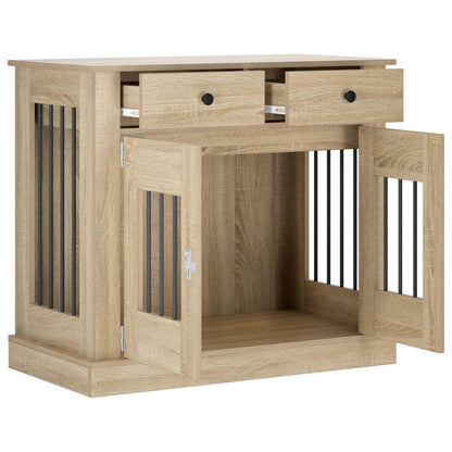 Hond Bench Meubel Sonoma Eiken 90 x 47,5 x 80 cm Bewerkt hout