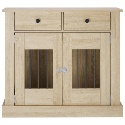Hond Bench Meubel Sonoma Eiken 90 x 47,5 x 80 cm Bewerkt hout