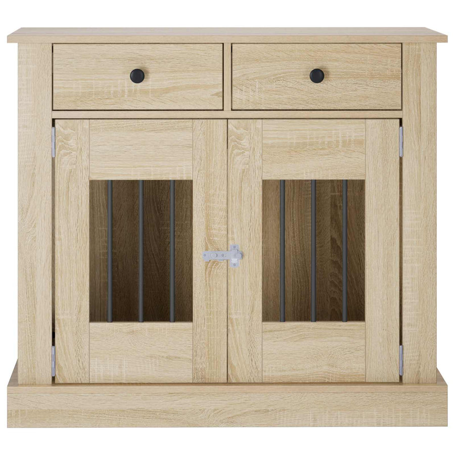 Hond Bench Meubel Sonoma Eiken 90 x 47,5 x 80 cm Bewerkt hout