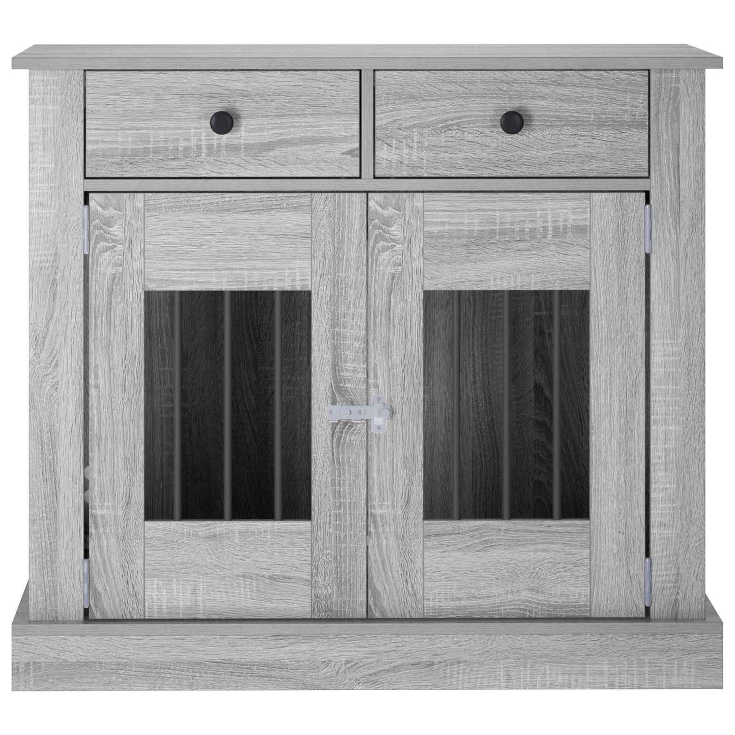 Hond Bench Meubel Grijs Sonoma 90 x 47,5 x 80 cm Bewerkt hout