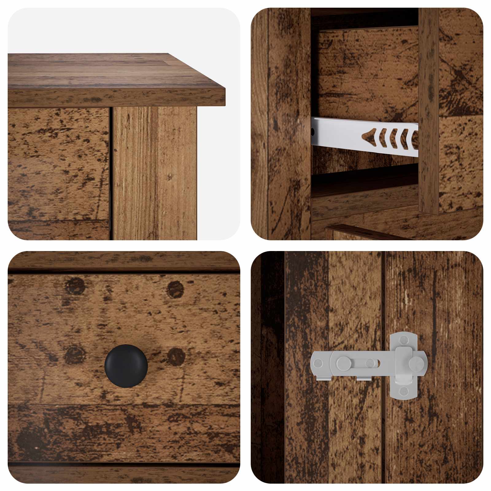 Hond Bench Meubel Oud hout 90 x 47,5 x 80 cm Bewerkt hout