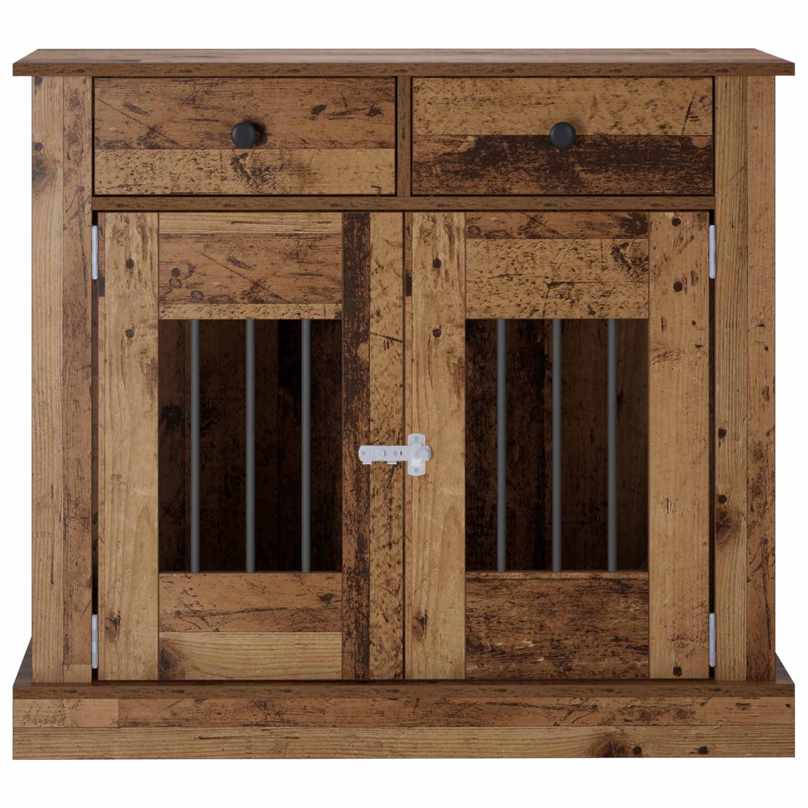 Hond Bench Meubel Oud hout 90 x 47,5 x 80 cm Bewerkt hout
