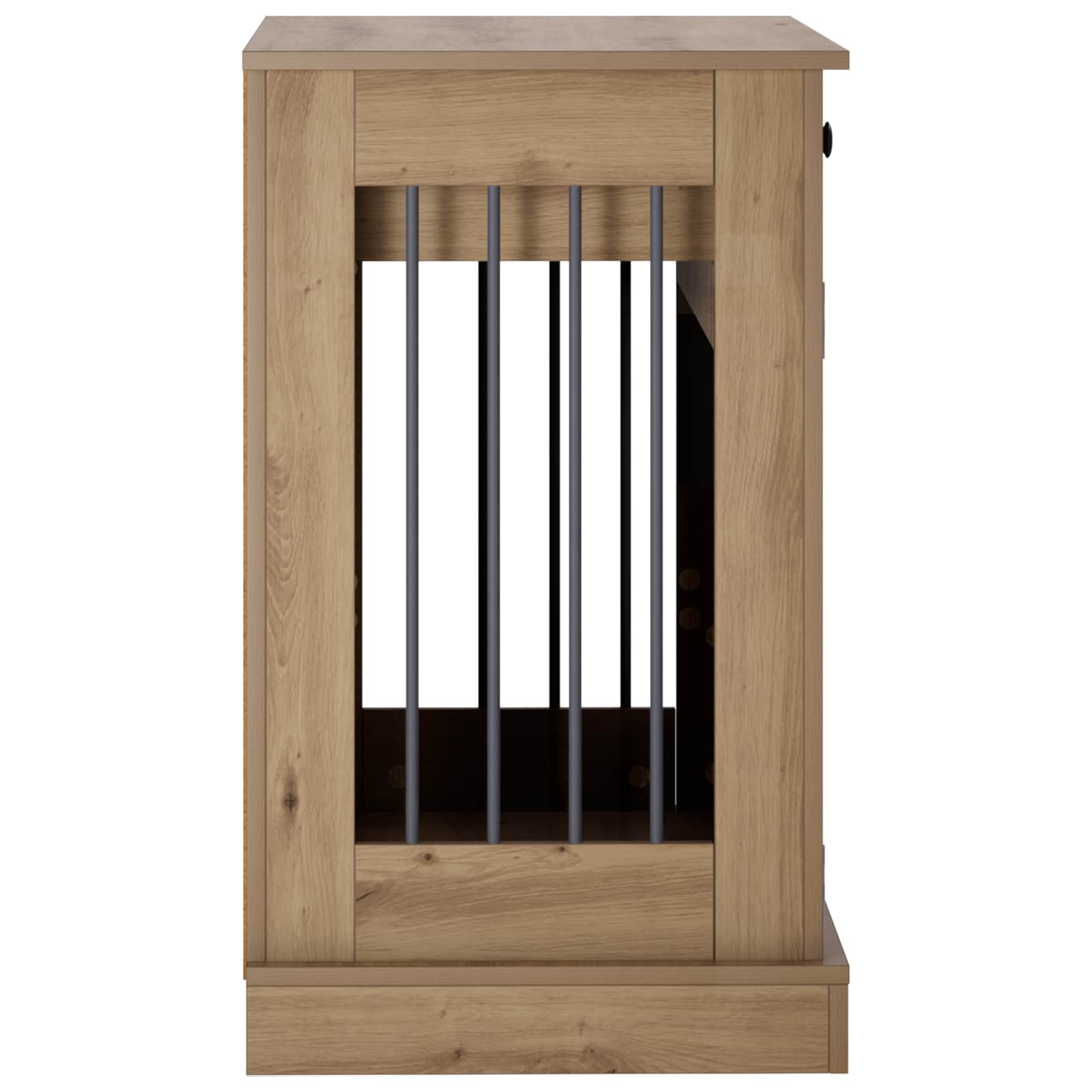 Hond Bench Meubel Artisanaal eiken 90 x 47,5 x 80 cm