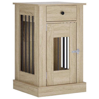 Hond Bench Meubel Sonoma Eiken 50 x 47,5 x 80 cm Bewerkt hout