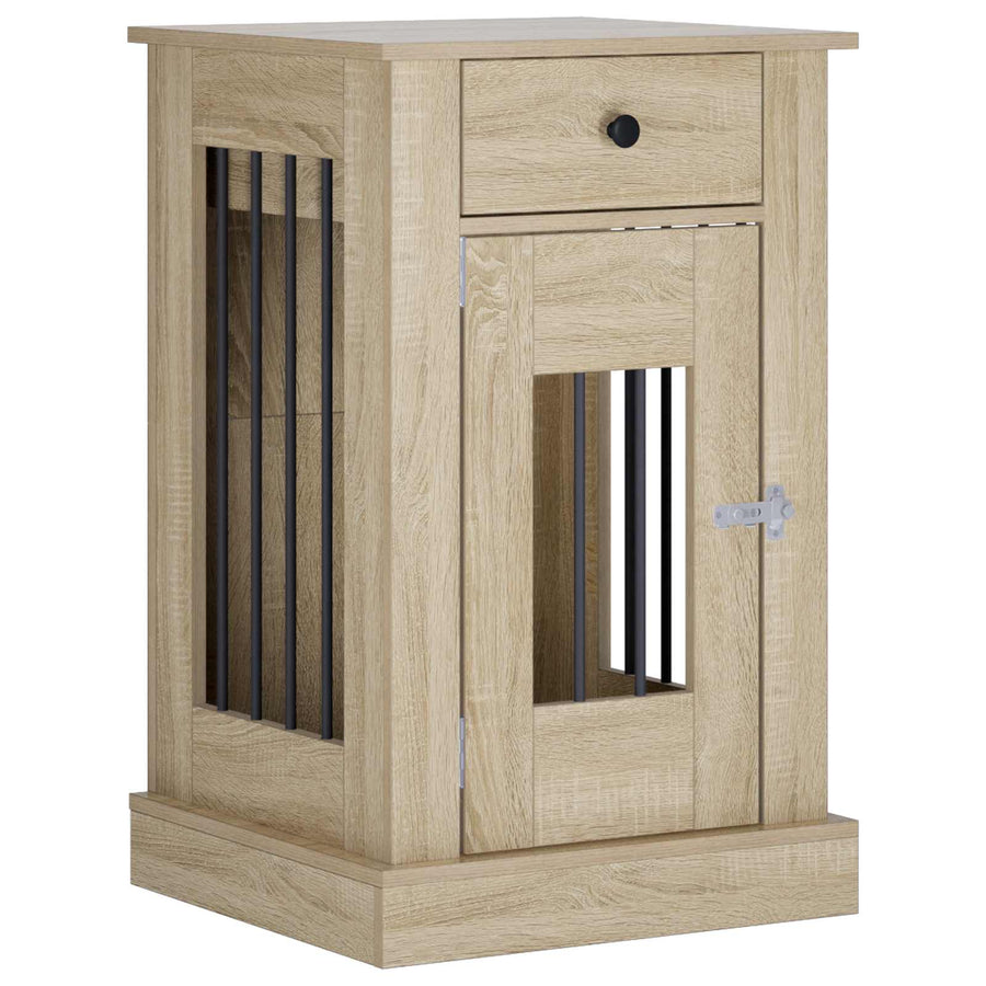 Hond Bench Meubel Sonoma Eiken 50 x 47,5 x 80 cm Bewerkt hout