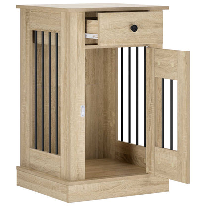 Hond Bench Meubel Sonoma Eiken 50 x 47,5 x 80 cm Bewerkt hout