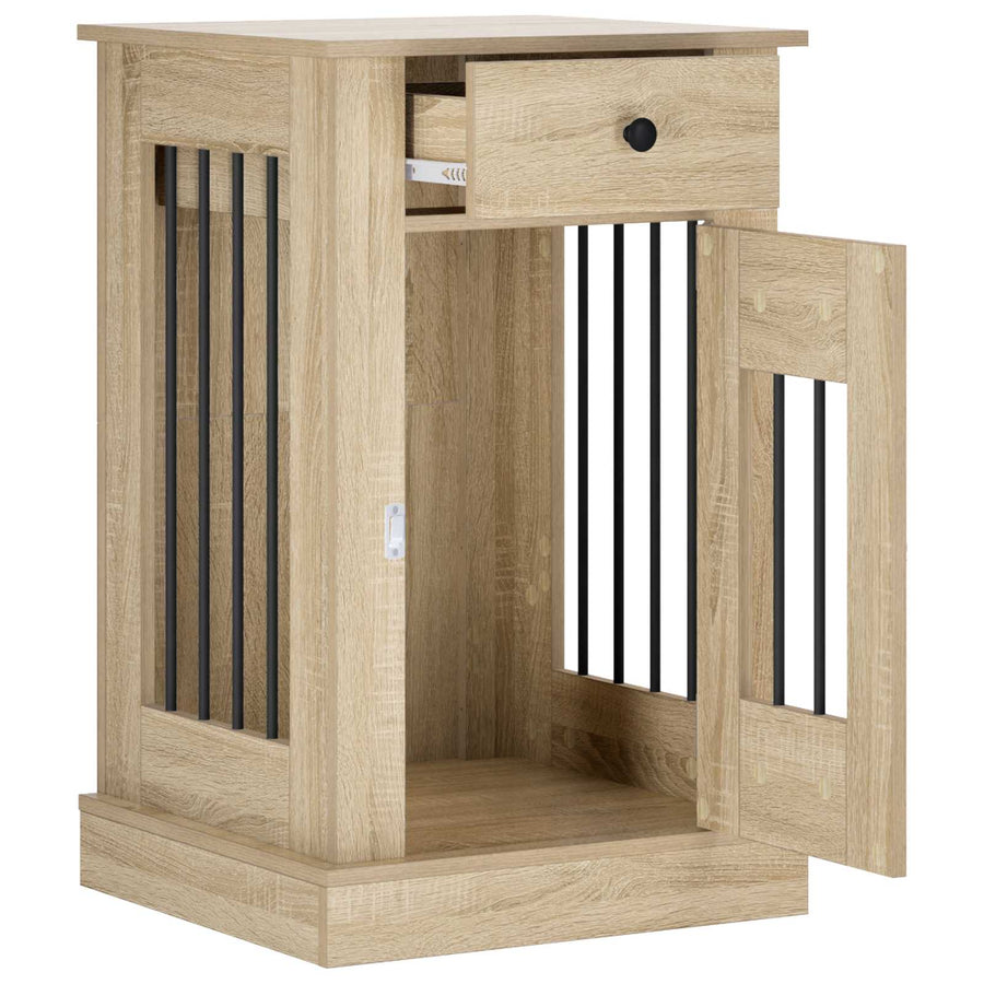 Hond Bench Meubel Sonoma Eiken 50 x 47,5 x 80 cm Bewerkt hout