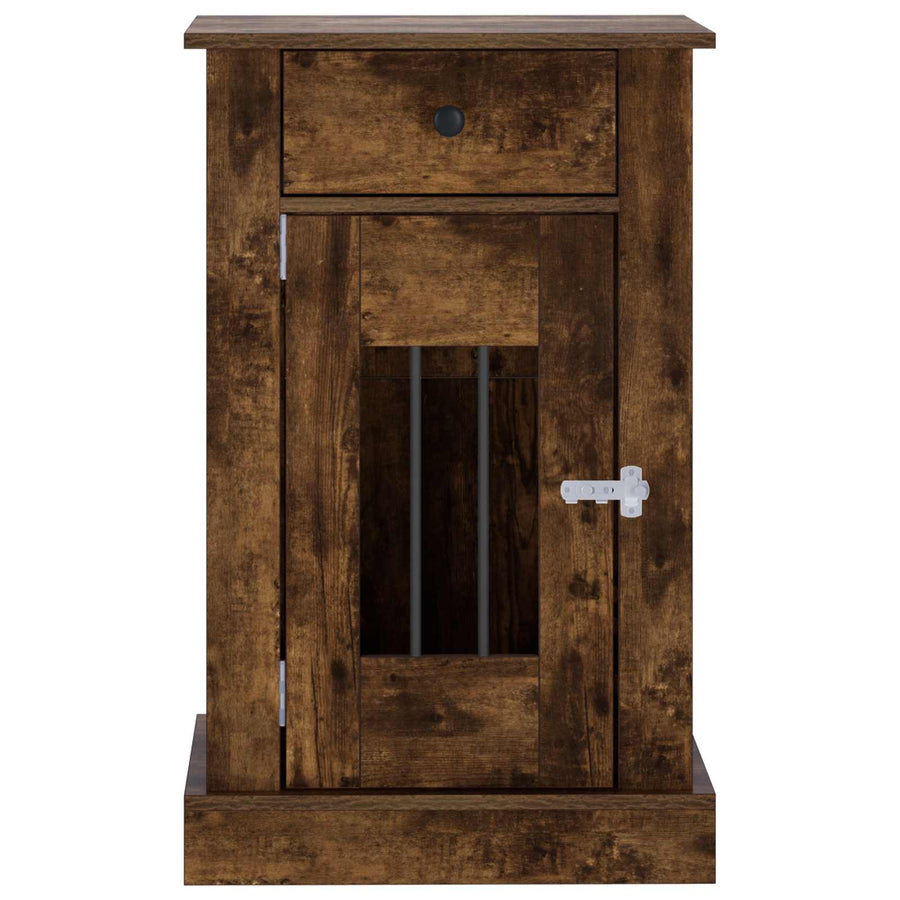 Hond Bench Meubel Gerookt eiken 50 x 47,5 x 80 cm Bewerkt hout