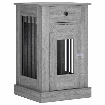 Hond Bench Meubel Grijs Sonoma 50 x 47,5 x 80 cm Bewerkt hout
