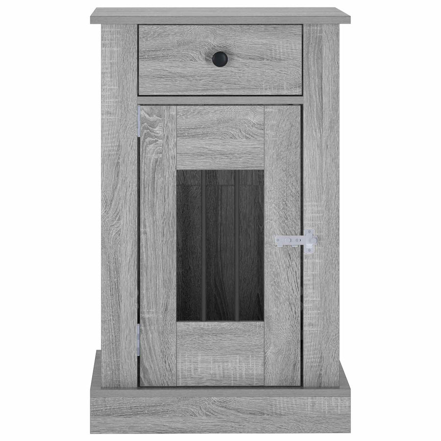 Hond Bench Meubel Grijs Sonoma 50 x 47,5 x 80 cm Bewerkt hout