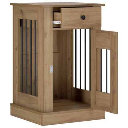 Hond Bench Meubel Artisanaal eiken 50 x 47,5 x 80 cm
