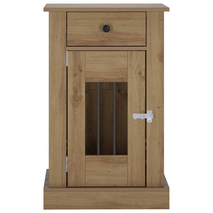 Hond Bench Meubel Artisanaal eiken 50 x 47,5 x 80 cm