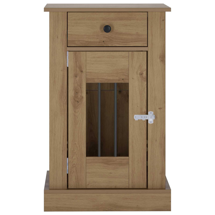 Hond Bench Meubel Artisanaal eiken 50 x 47,5 x 80 cm