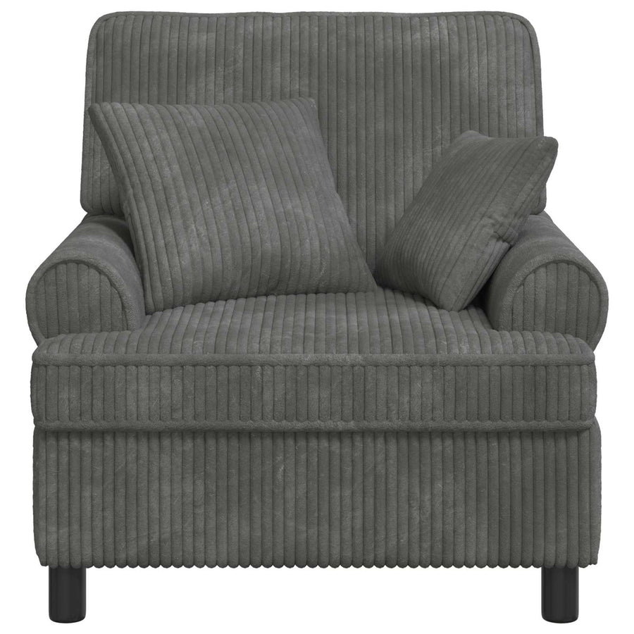 XL fauteuil met kussens Lichtgrijs 1,5 Lijnen Stof