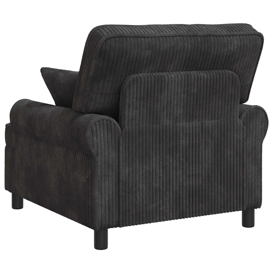 XL fauteuil met kussens Donkergrijs 1,5 Lijnen Stof