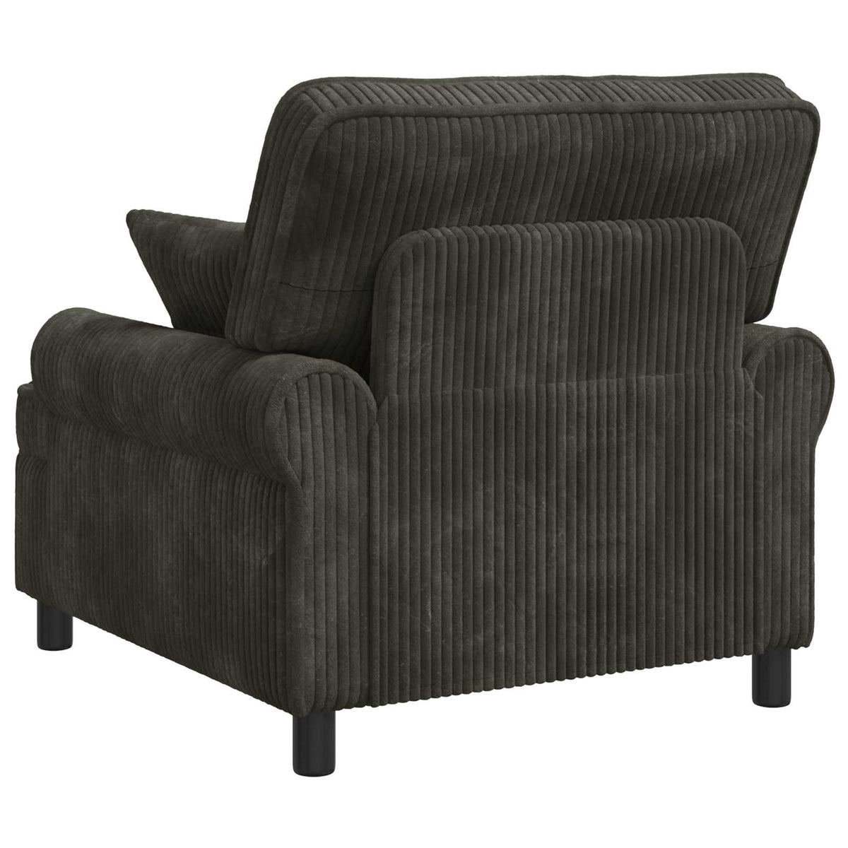 XL fauteuil met kussens Antraciet 1,5 Lijnen Stof