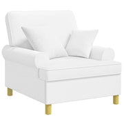 XL fauteuil wit stof
