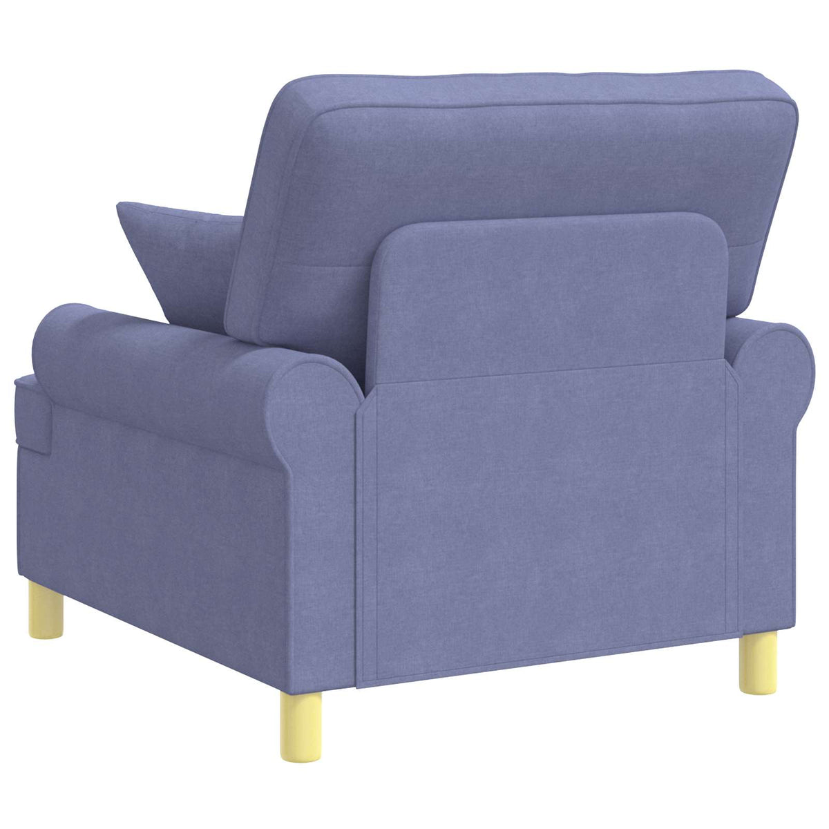 XL fauteuil met kussens Jeans Blauw Stof