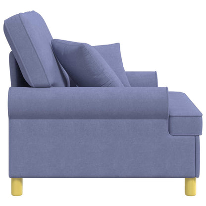 XL fauteuil met kussens Jeans Blauw Stof