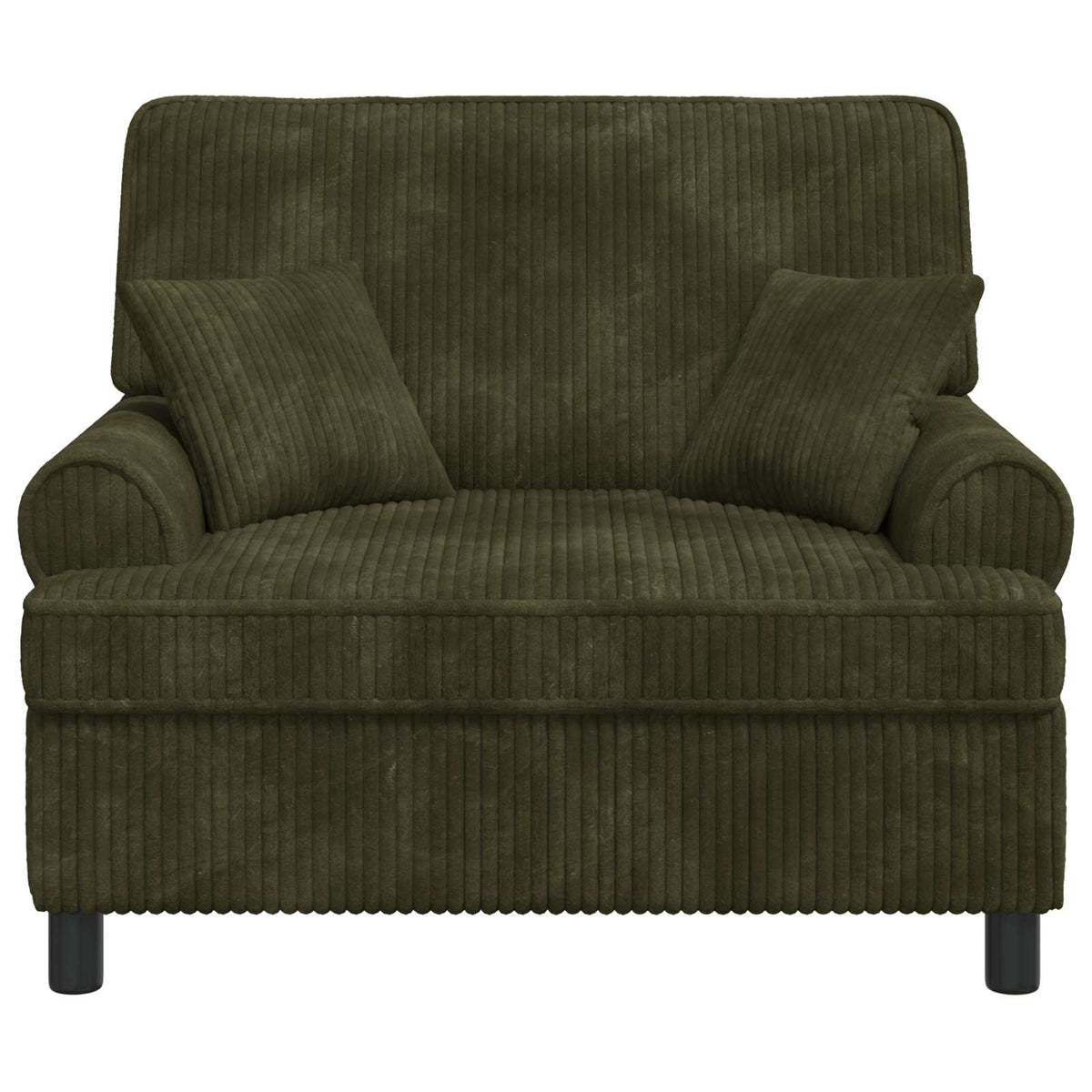 XXL fauteuil met kussens Groen 1,5 Lijnen Stof