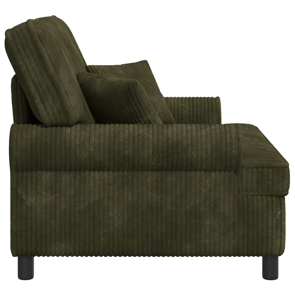 XXL fauteuil met kussens Groen 1,5 Lijnen Stof