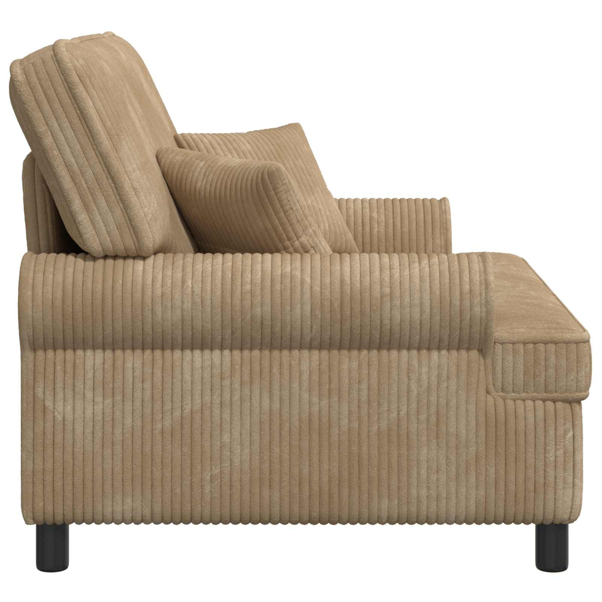 XXL fauteuil met kussens Beige 1,5 Lijnen Stof
