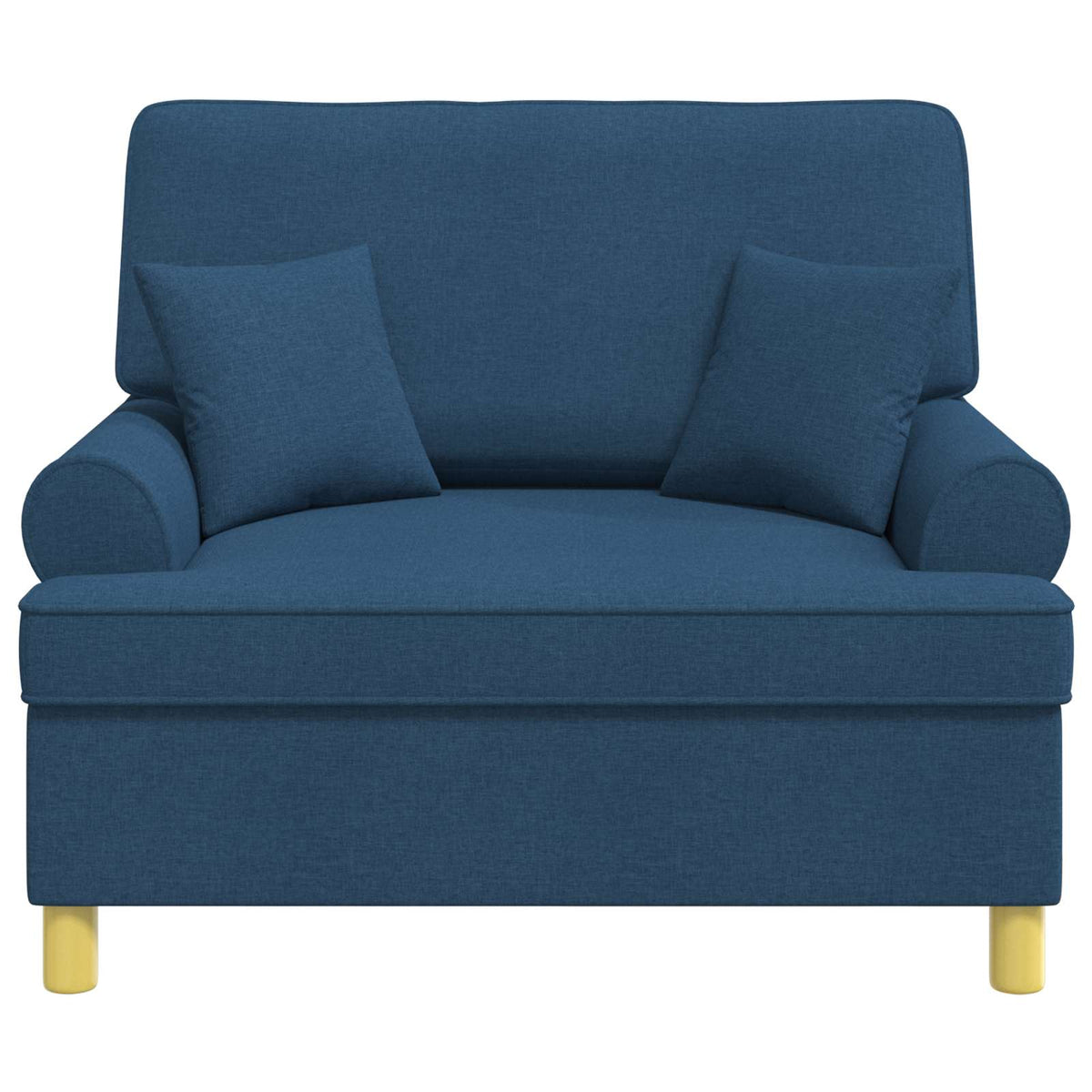 Fauteuil met kussens Blauw Stof