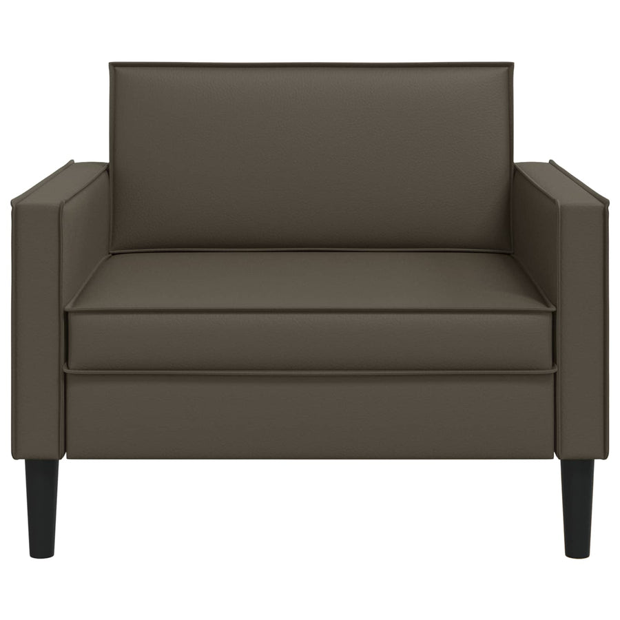 XL fauteuil Bruin Kunstleer