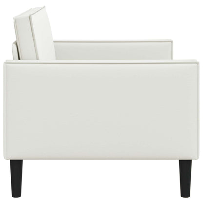 XL fauteuil Wit Kunstleer
