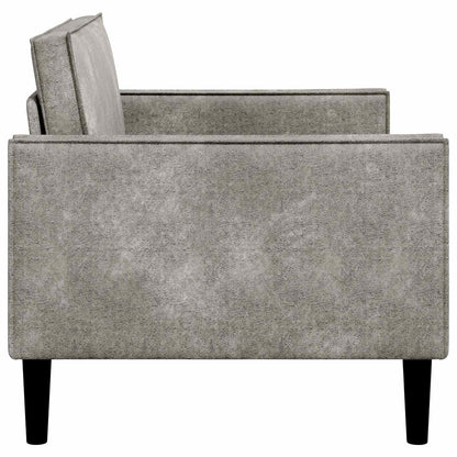 XL fauteuil Lichtgrijs Nep Suede Leer