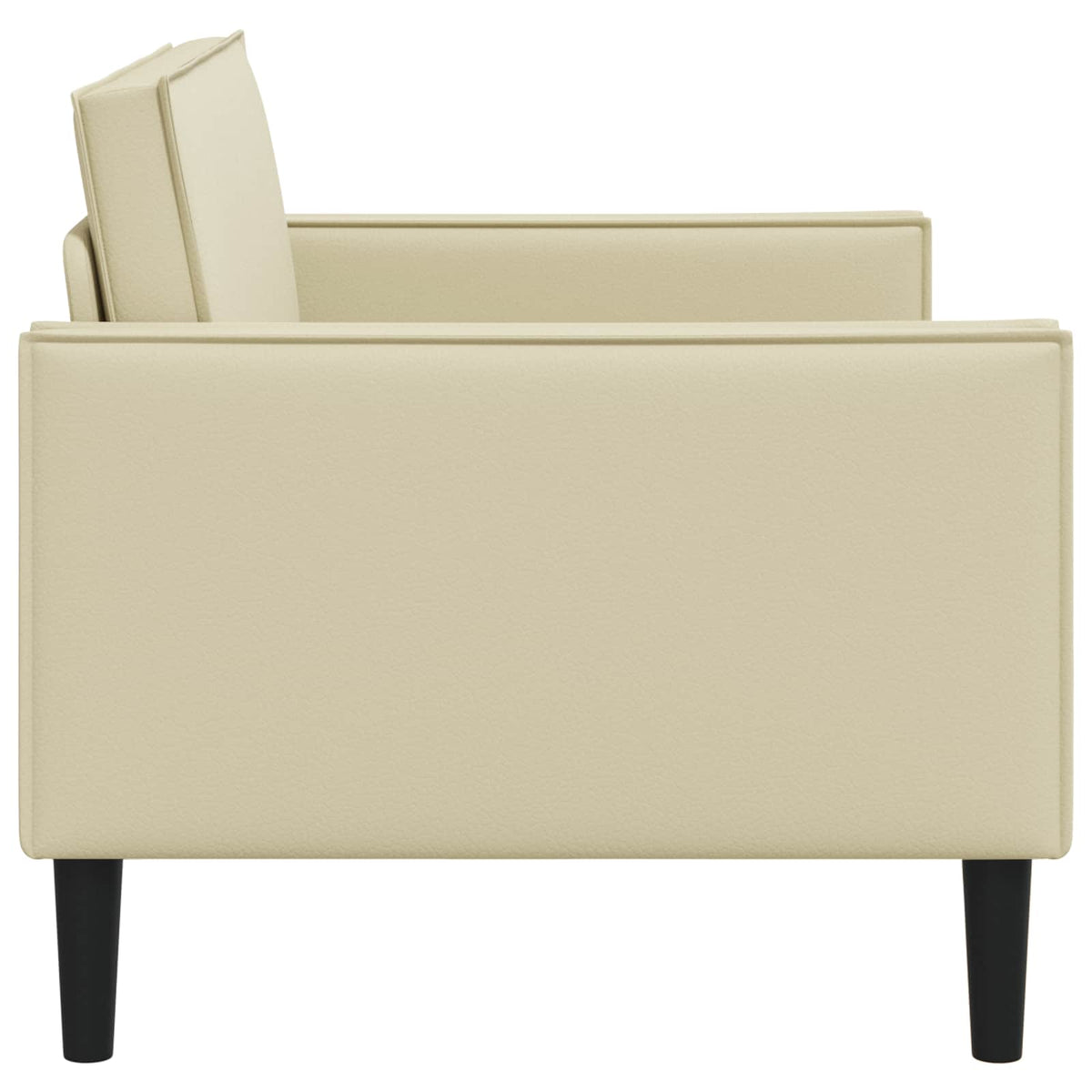 XXL fauteuil Crèmekleurig Kunstleer