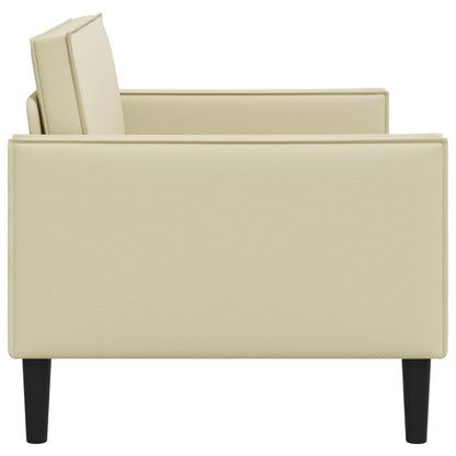 XXL fauteuil Crèmekleurig Kunstleer