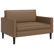 Fauteuil XXL 130x84x91 cm kunstleer cappuccino