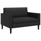 Fauteuil XXL 130x84x91 cm zwart kunstleer