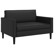Fauteuil XXL 130x84x91 cm zwart kunstleer