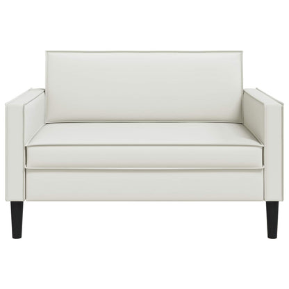 XXL fauteuil Wit Kunstleer