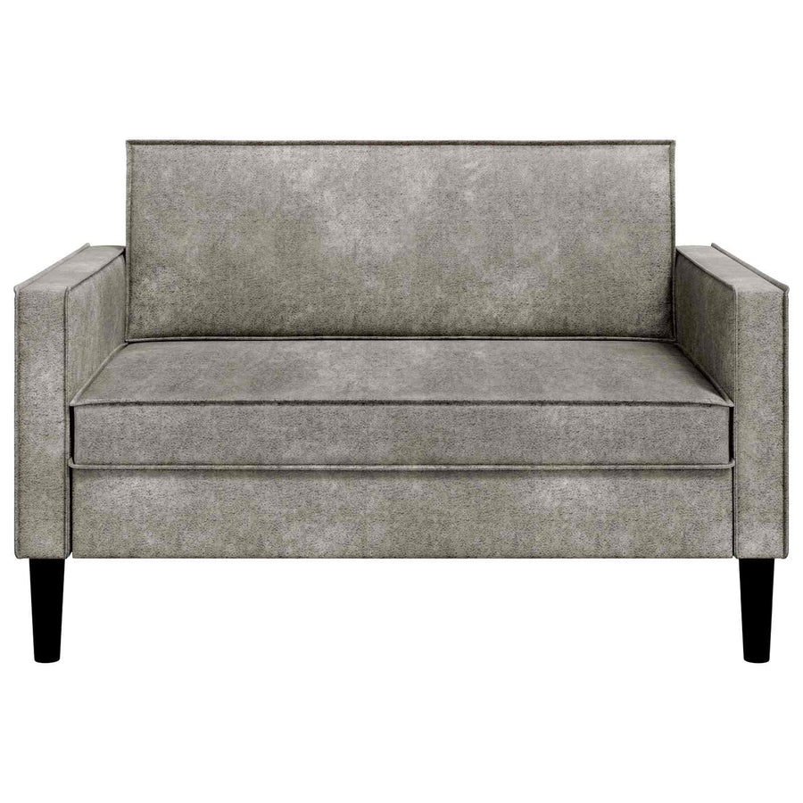 XXL fauteuil Lichtgrijs Nep Suede Leer