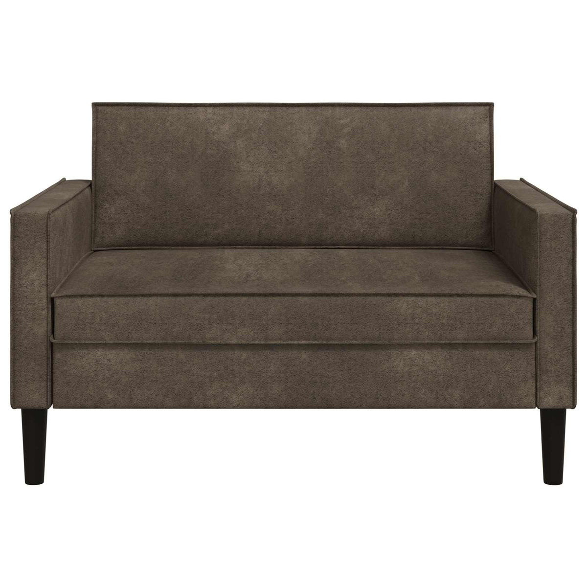 XXL fauteuil Donkergrijs Nep Suede Leer