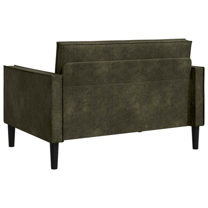 XXL fauteuil Legergroen Nep Suede Leer