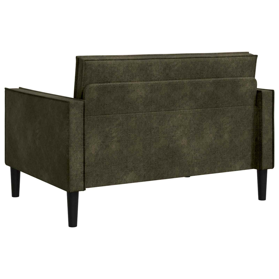 XXL fauteuil Legergroen Nep Suede Leer