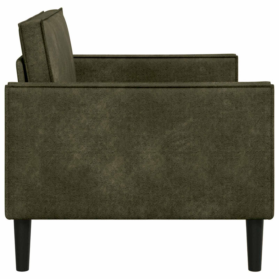 XXL fauteuil Legergroen Nep Suede Leer