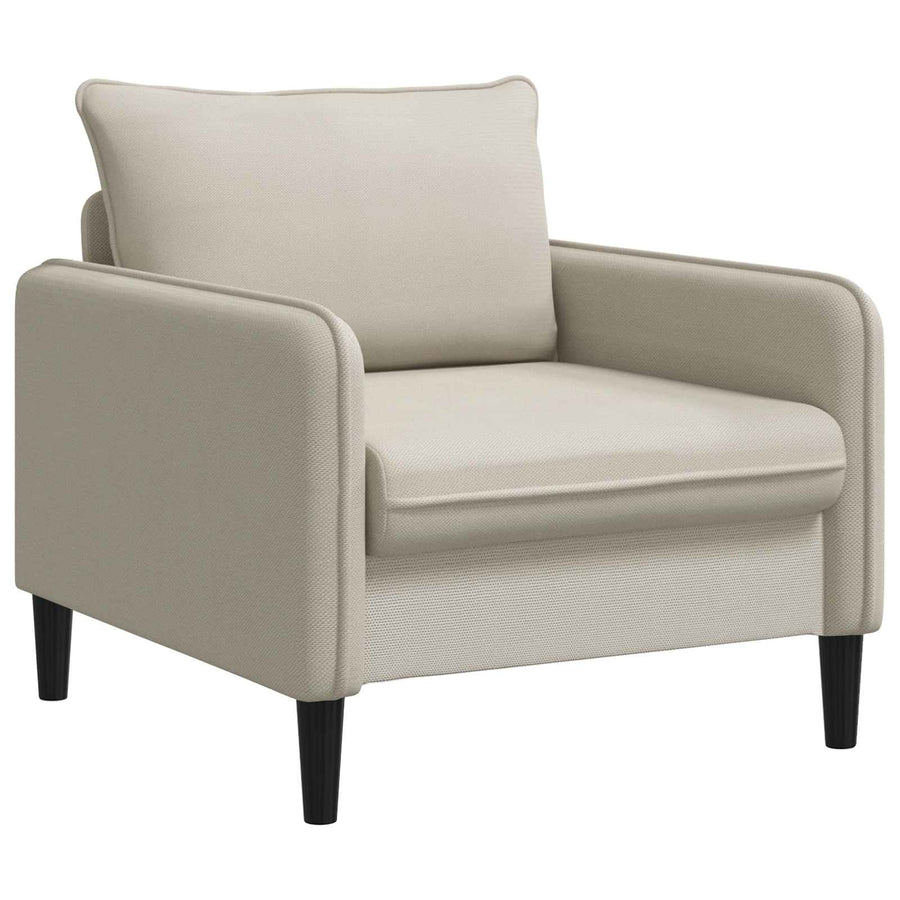 XL fauteuil Havermout fluweel