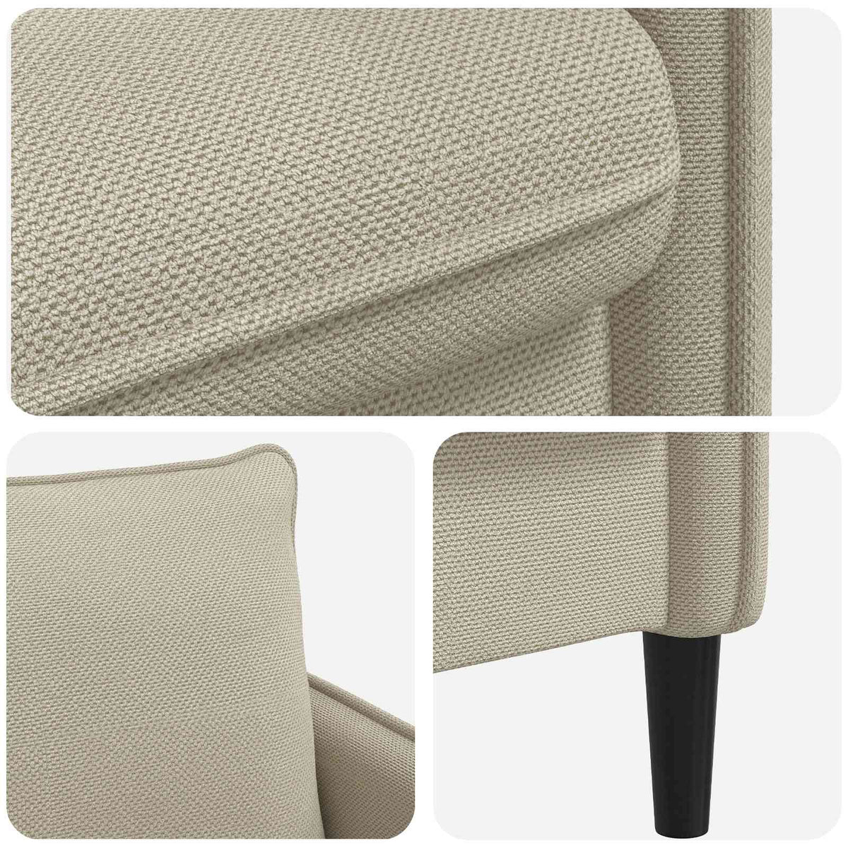 XL fauteuil Zand fluweel