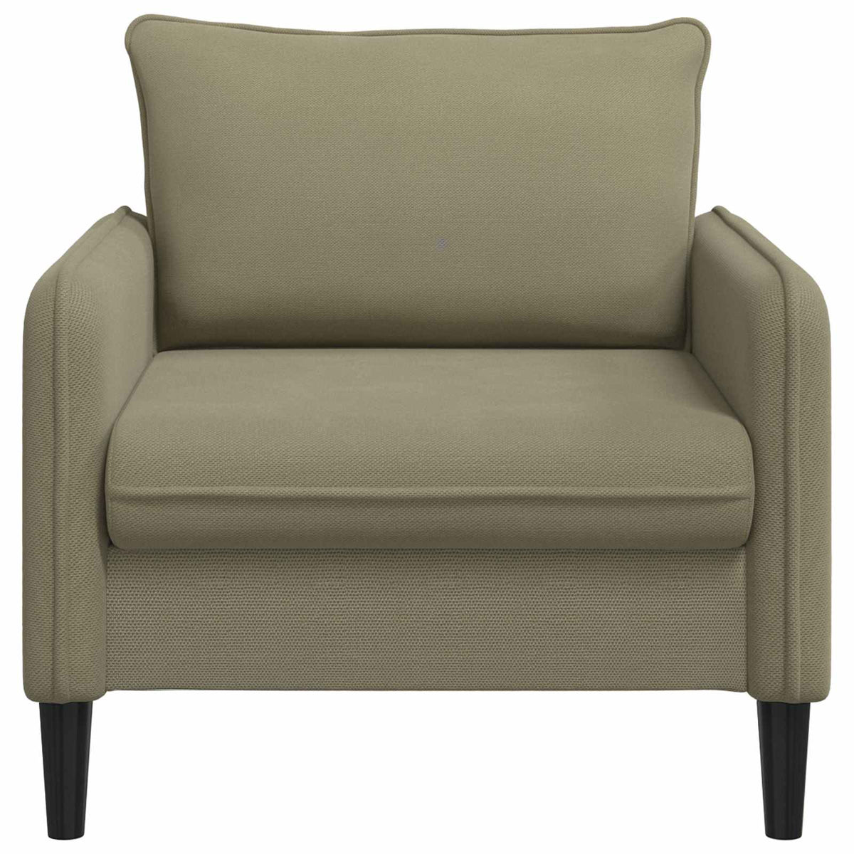 XL fauteuil Kaki fluweel