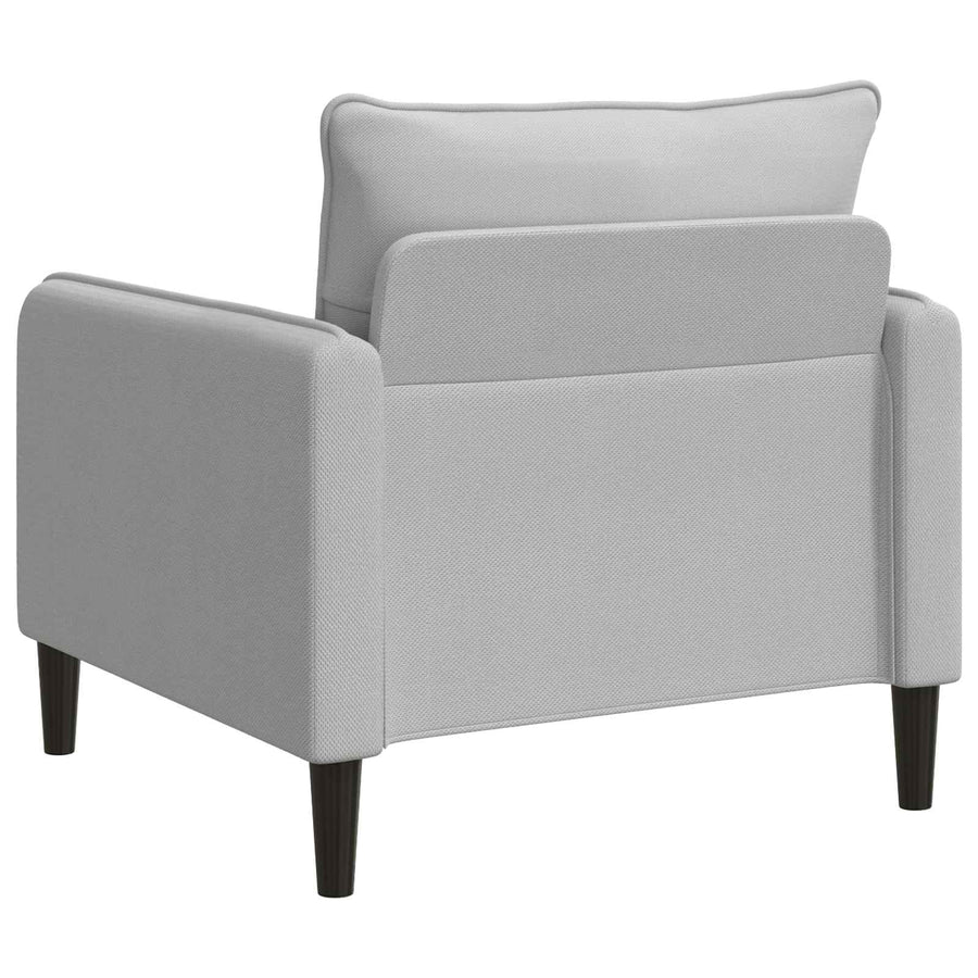 XL fauteuil Lichtgrijs fluweel